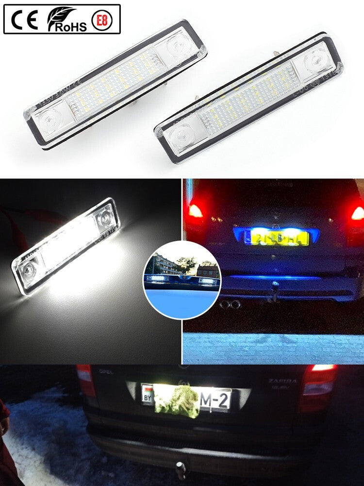 LED License Plate Lamp for Opel Astra-F Omega-A Carlton-MK Tigra Vectra B Zafira