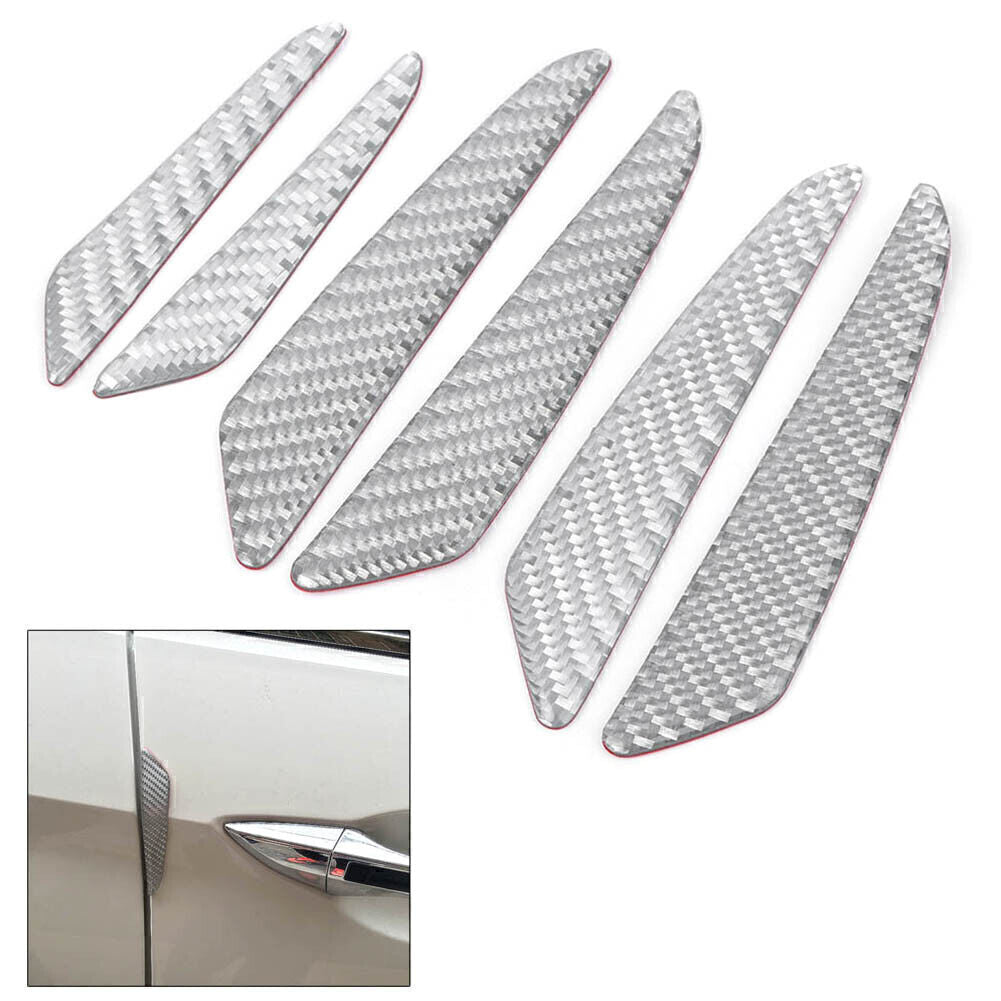 Fit for Mercedes Benz 6x Carbon Fiber Car Door Protective Strip Anti-collision