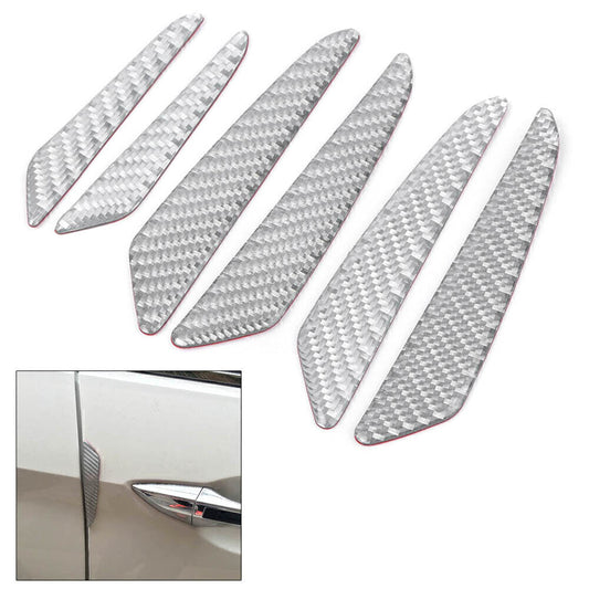 Fit for Mercedes Benz 6x Carbon Fiber Car Door Protective Strip Anti-collision