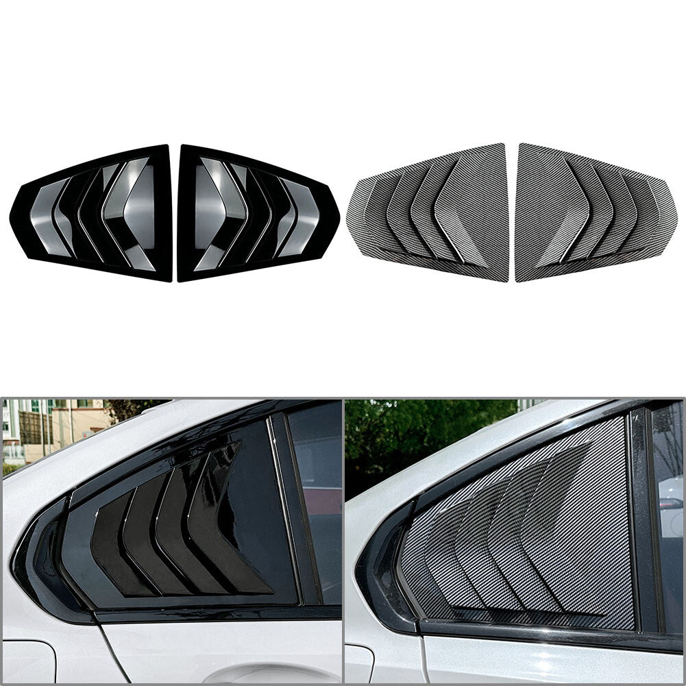 Rear Window Louver Shutter Cover Trim for BMW 3-Series G20 2019-2023