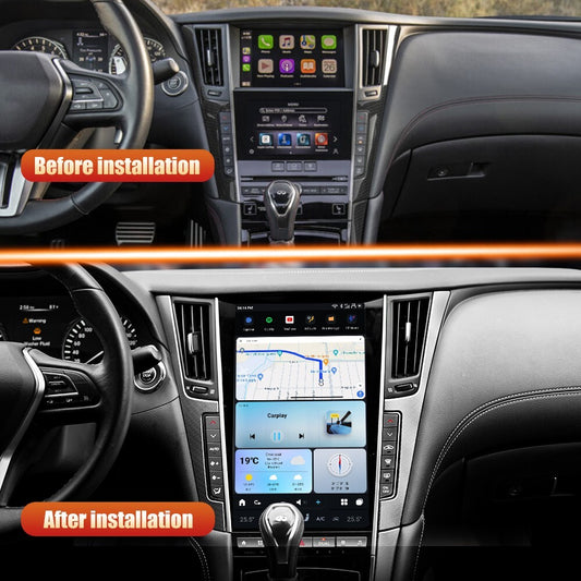 MARK 7 for Tesla Screen for Infiniti Q50 Q60 GPS 13.6 android car stereo 8GB-256GB