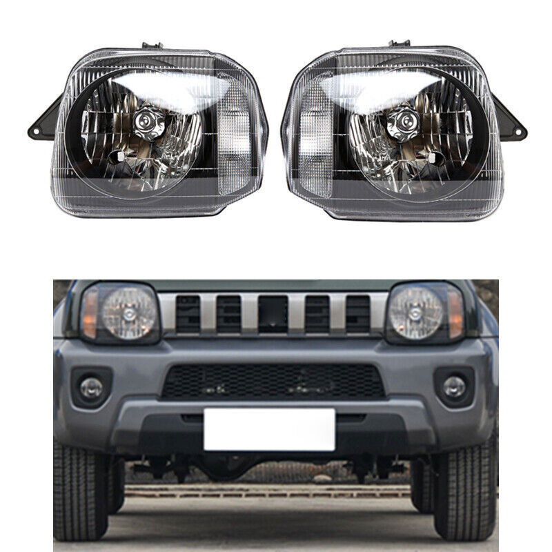 Front Headlight Replace 2P for Suzuki for Jimny FJ JB23 JB33 JB43 JB53 LHD 1998-2018