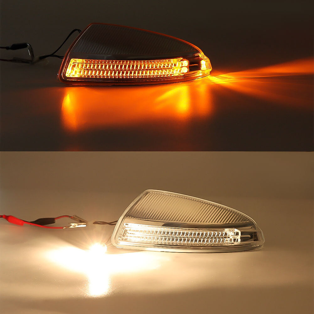 2 pieces of door mirror turn signal lights suitable for 2008-2010 for Mercedes-Benz ML63 AMG ML500 L+R.