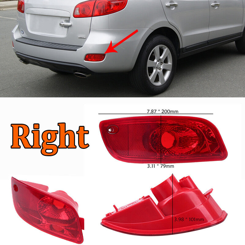 Right rear bumper reflector brake light (LAM) for Hyundai Santa Fe (CM) 2007 - 2009