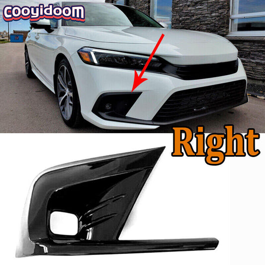 Right front fog light cover part for 2022 for Honda for Civic 11th generation.