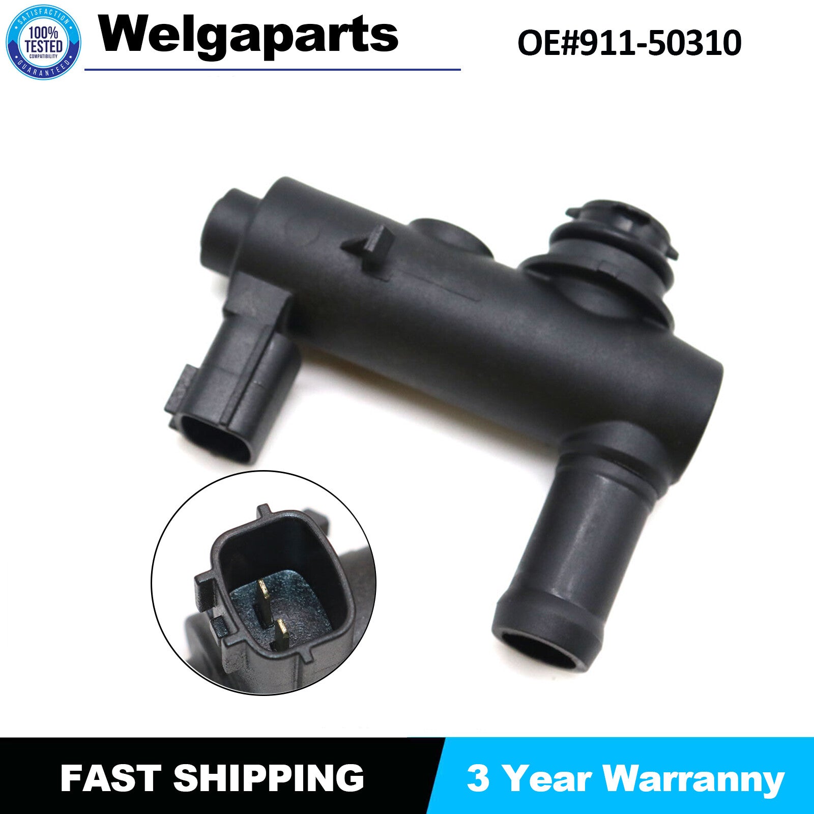 Evap Vapor Canister Vent Solenoid Valve 911-503 for Nissan 14935-AM60A 1.8L US