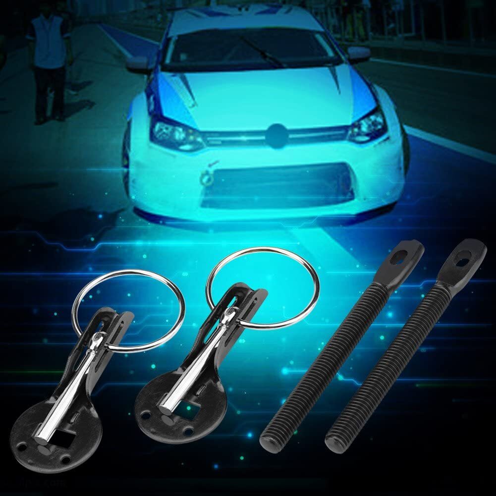 Bonnet car cover pin lock alloy steel mounting kit racing car crash shield