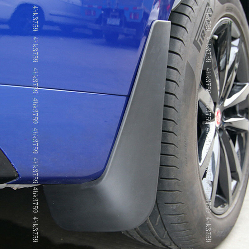 4X for Jaguar F-PACE 2016-2020 Black Car Mud Flaps Splash Guard Mudguard Fender