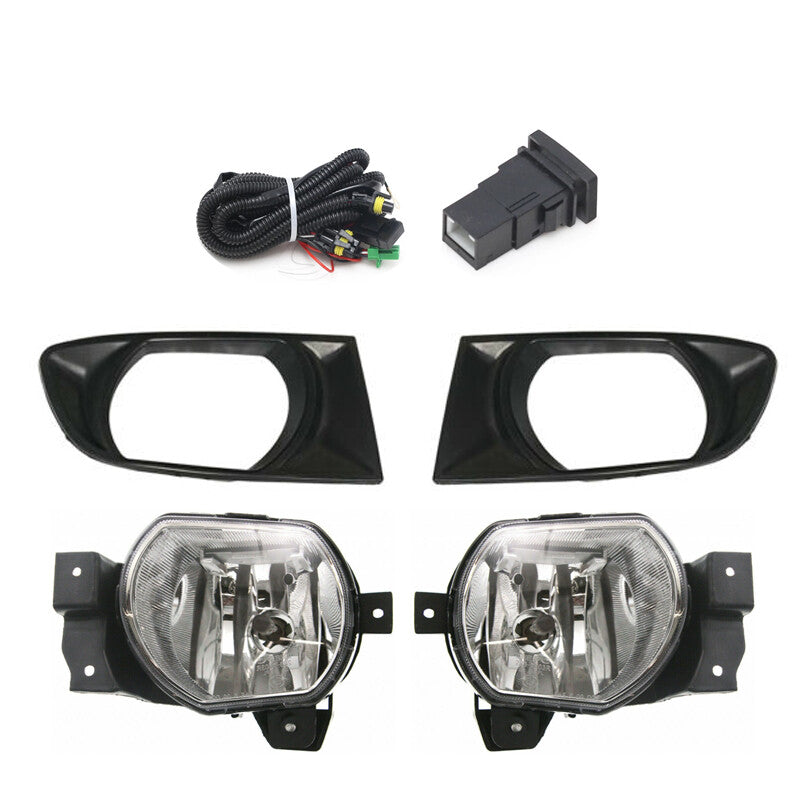Front Bumper Fog Light foglamp cover for Kia Rio RS 2002-2006 w/Wiring Switch