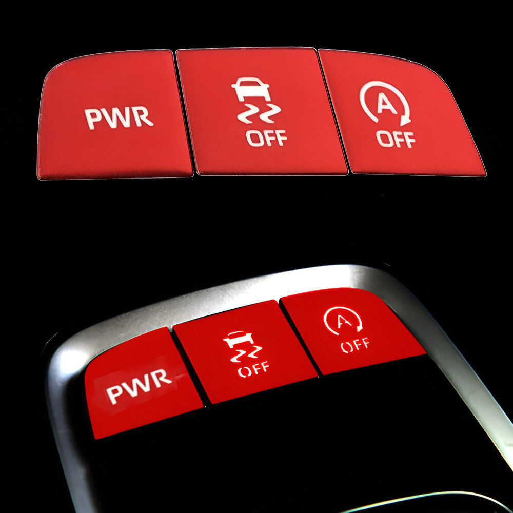 Console Gear Shift Switch Button Trim Cover Red Fit for Toyota for Corolla 2019-23