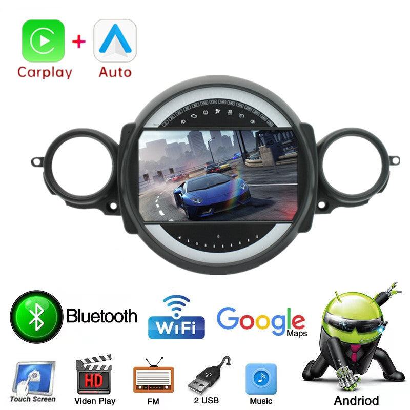 9 Android Car Multimedia Play Stereo for BMW for Mini Cooper R56 R60 07-13 GPS Navi