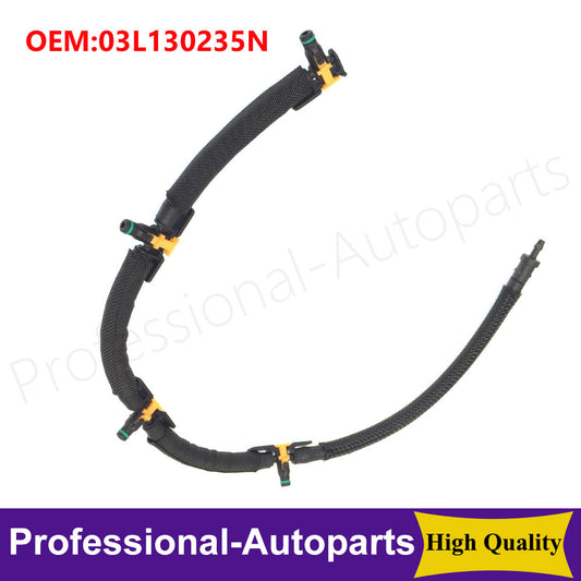 03L130235N Diesel Fuel Backflow Leakage Pipe for Audi A1, A3, TT Roadster 2.0 TDI