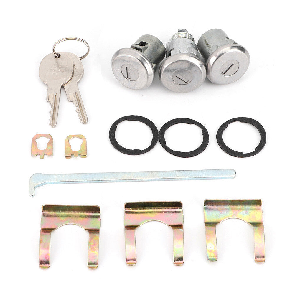 Hot Cutlass Lock Set Door Trunk Key Kit 654394765282 Replacement Part For