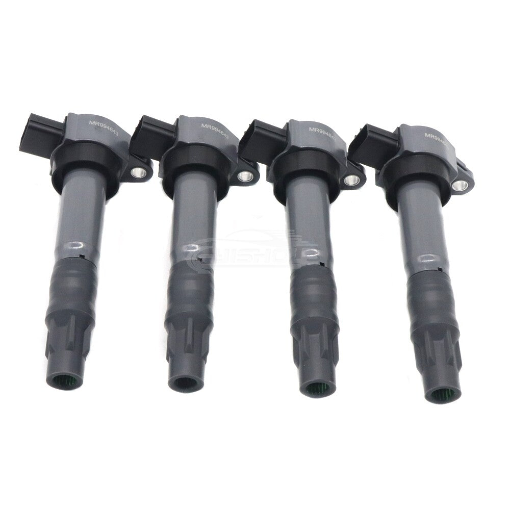 Package includes 4 ignition coils suitable for the 2.4L for Mitsubishi Galant Lancer Outlander 2.4 MR994643