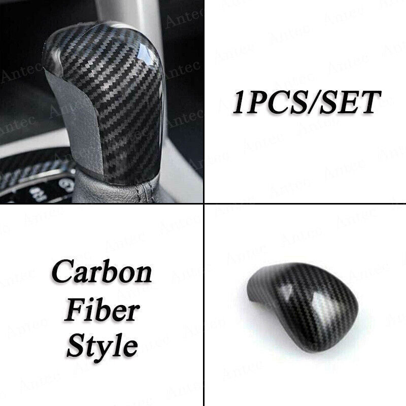 1P Carbon Fiber Gear Shift Knob Cap Cover Trim for Toyota for Corolla Cross 22-2024