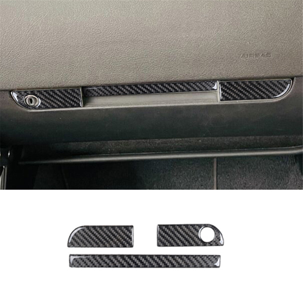 Carbon Fiber Interior for Co -pilot Storage Panel Trim Cover for Audi TT 8N 2001-2006