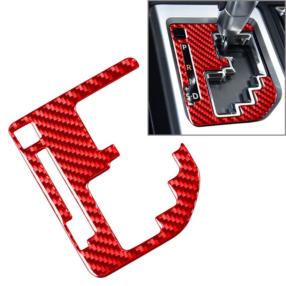 for Toyota Tundra 2014-2021 16 Carbon Fiber Interior Gear Shift Panel Cover Trim