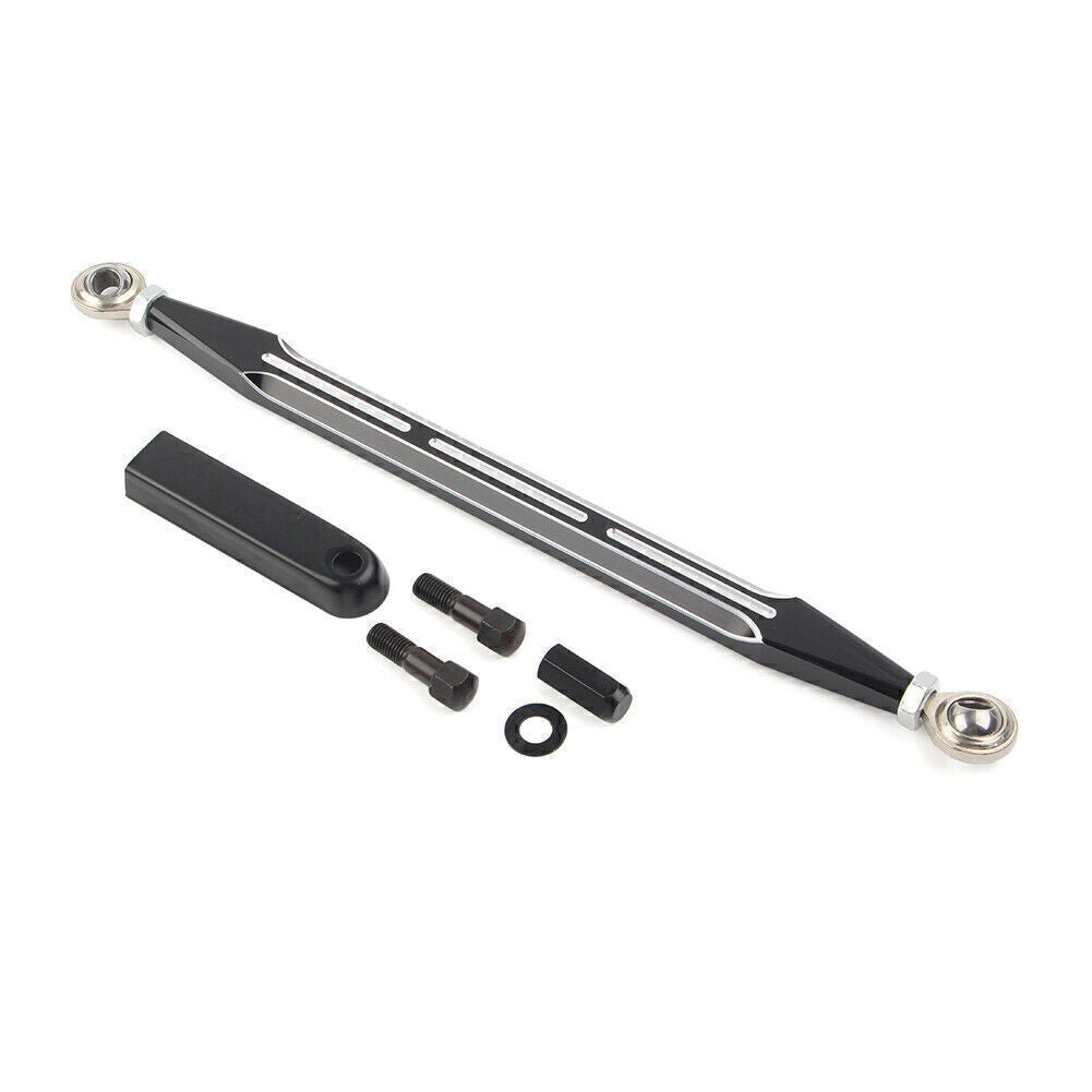 Motorcycle CNC Gear Shift Linkage Shifter Link Rod Black Fit for Harley