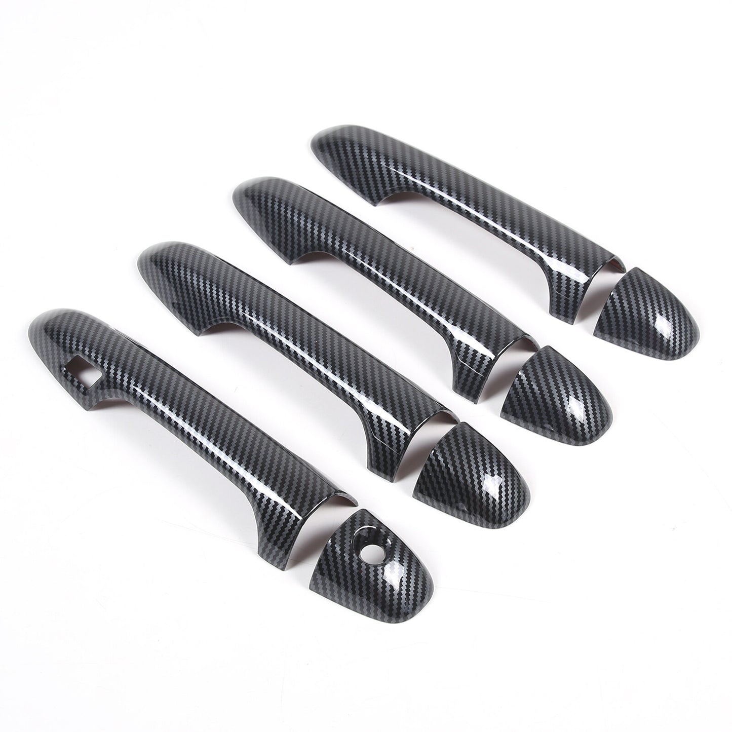 ABS matte black steering wheel button frame trim for Corvette C8 2020-2023