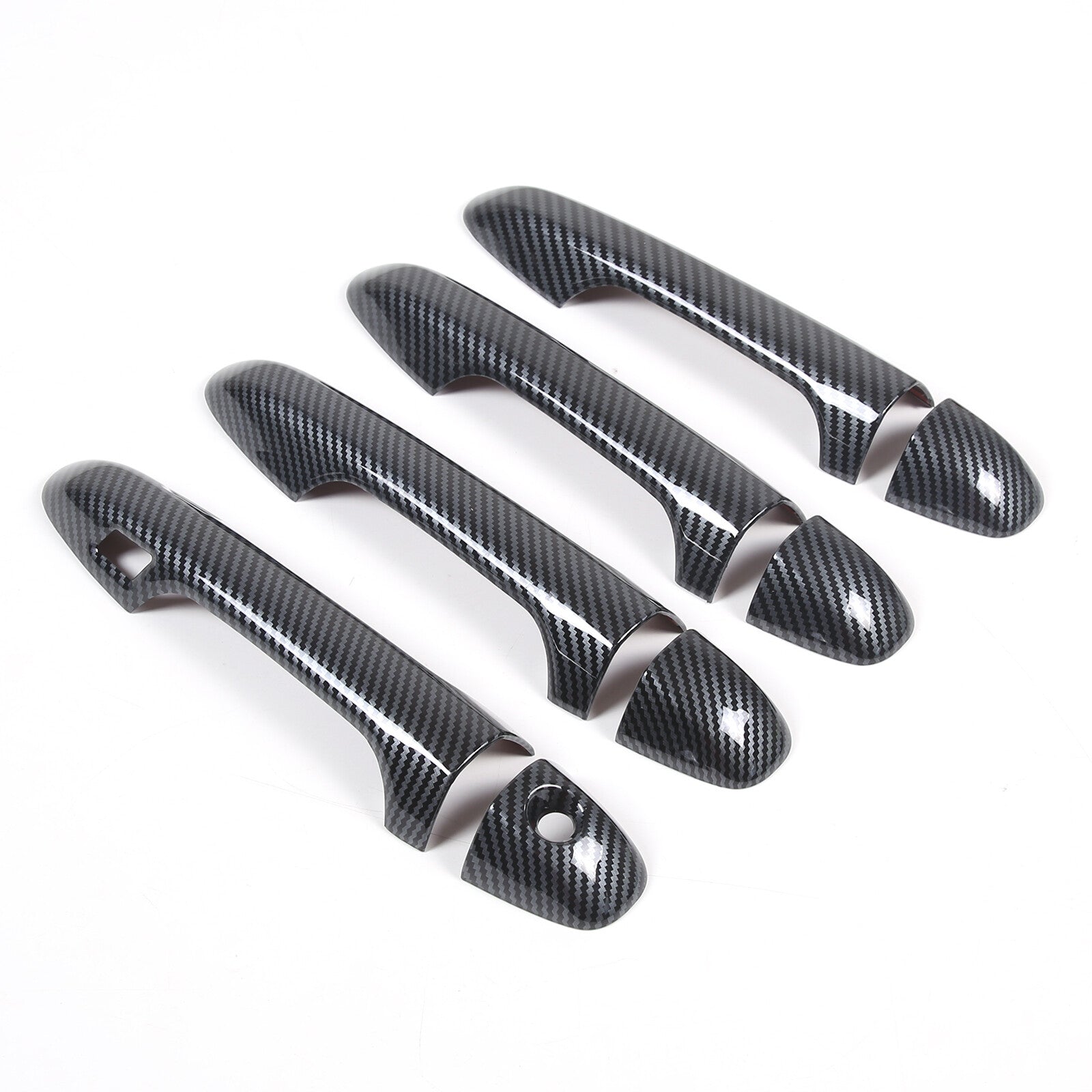 ABS matte black steering wheel button frame trim for Corvette C8 2020-2023