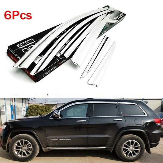 For Grand Cherokee 2011-2021 silver Window Wind Visors Rain Guard Vent Deflector