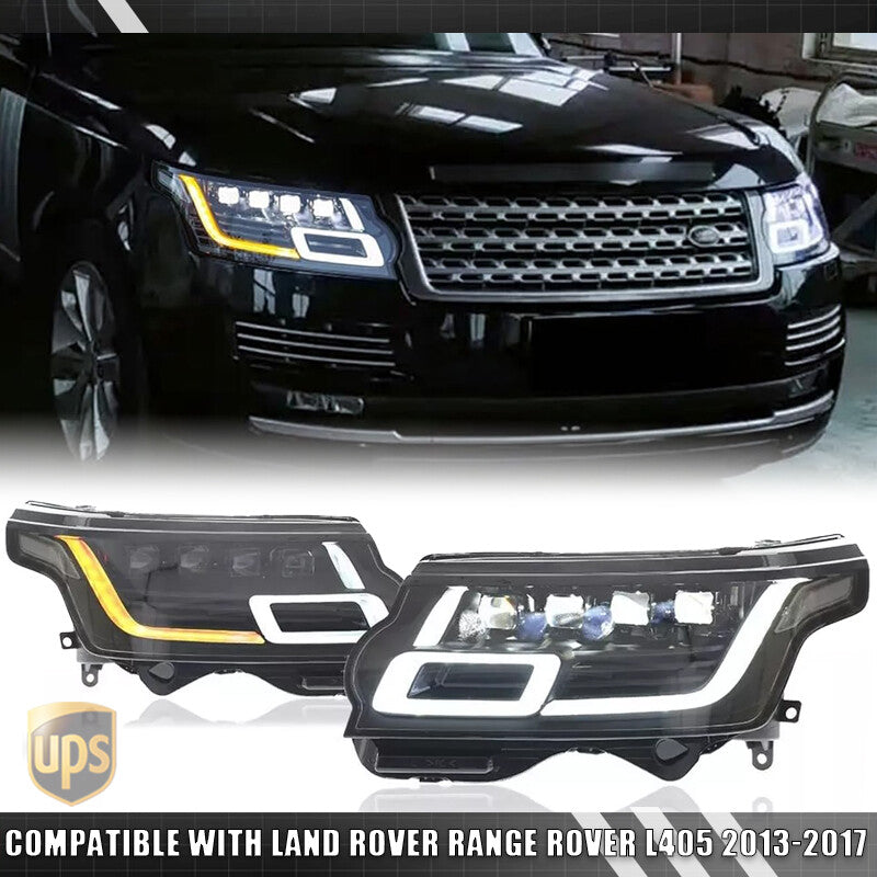 Upgrade LED Headlight Matrix Style for Land Rover for Range Rover Vogue L405 2013-17