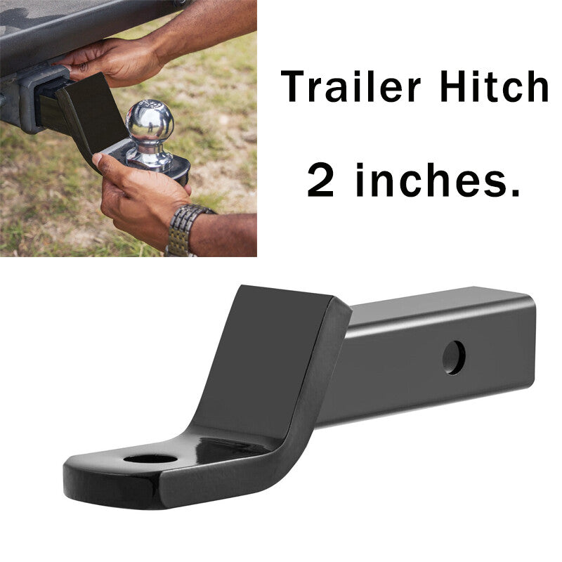Trailer Hitch Ball Mount,2 Drop to 3/4 Rise, 2 Receiver Class 3, 7.5 Length
