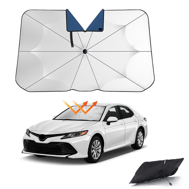 Car Protection Heat Insulation Cloth Front Shading Windshield Sunshade Umbrella