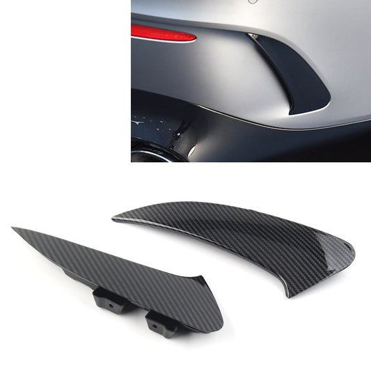 2x Rear Bumper Splitter Spoiler Canard Air Vent Fit for Mercedes-Benz CLA C118 2020+