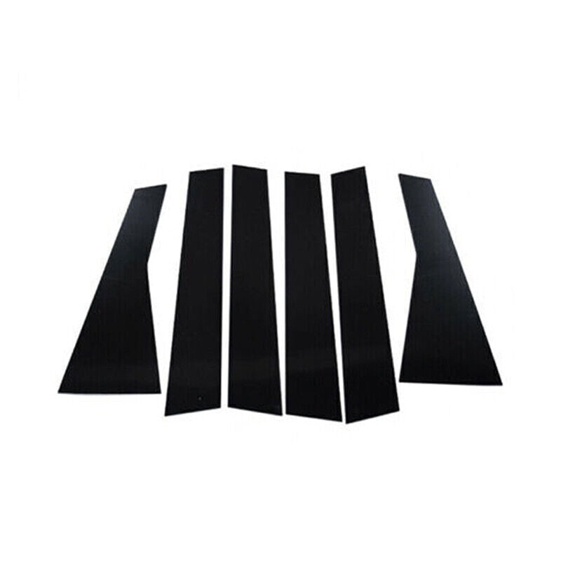 for Kia Sorento 11-2015 Piano Black Pillar Posts Door Window Molding Strip Trims