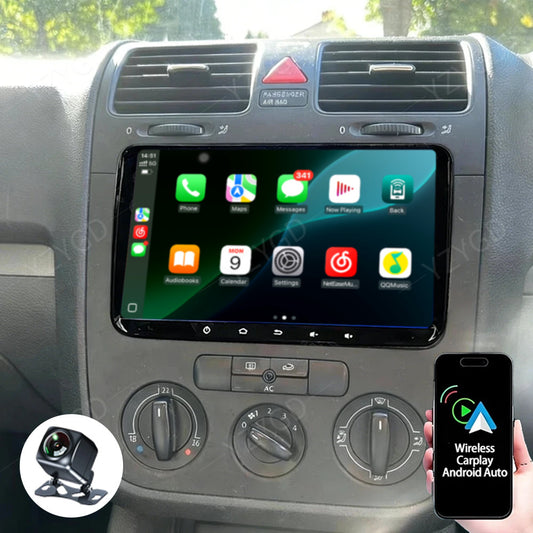 for Volkswagen for Golf GTI 2003-2009 Carplay Car Radio Stereo Screen GPS Navi WIFI