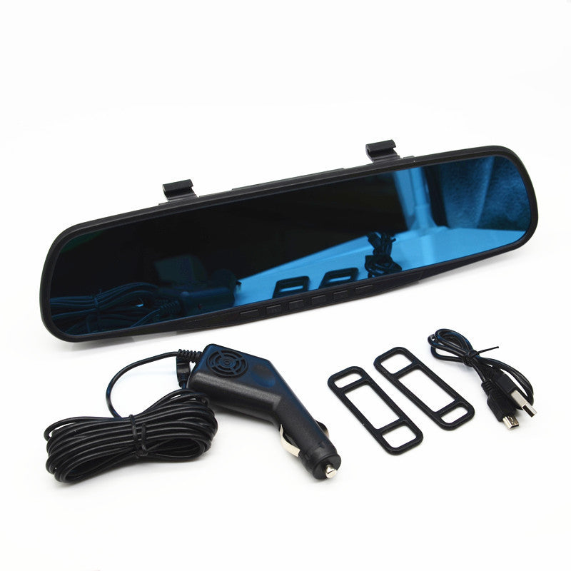 Car 2.4 DVR Rearview Mirror Camera Video Dash Cam Driving Recorder