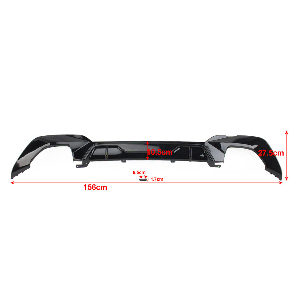 fits for BMW 3 Series G20 G21 G28 2019+ Rear Bumper Lip Diffuser Lip