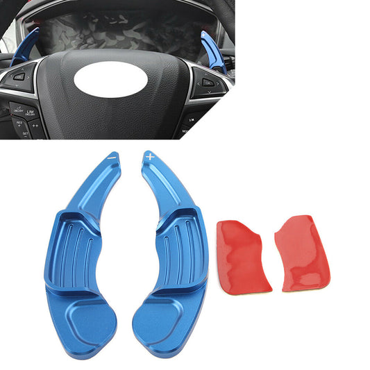 Steering Wheel Paddle Shifter Extension for Ford Fusion Mondeo Edge for Lincoln Blue