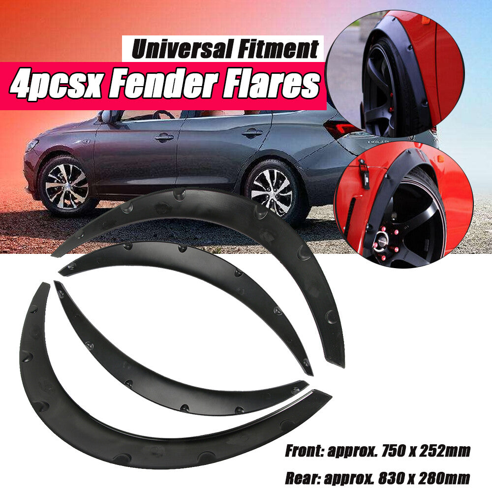 4-Piece General Motors Flexible Fender Flare Lip Durable Widebody Wheel Arch Kit