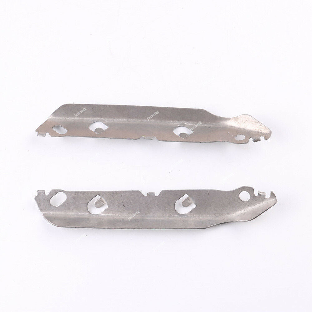 Qty 2 Left +Right Front Bumper Grille Grill-Upper Support Insert for BMW E90 E91