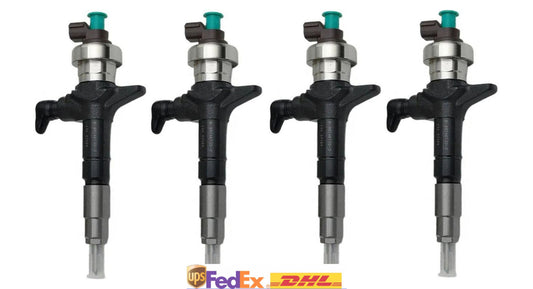 4X Fuel Injector 295050-1900 8-98260109-0 Fits for Isuzu Diesel Engine 4JJ1