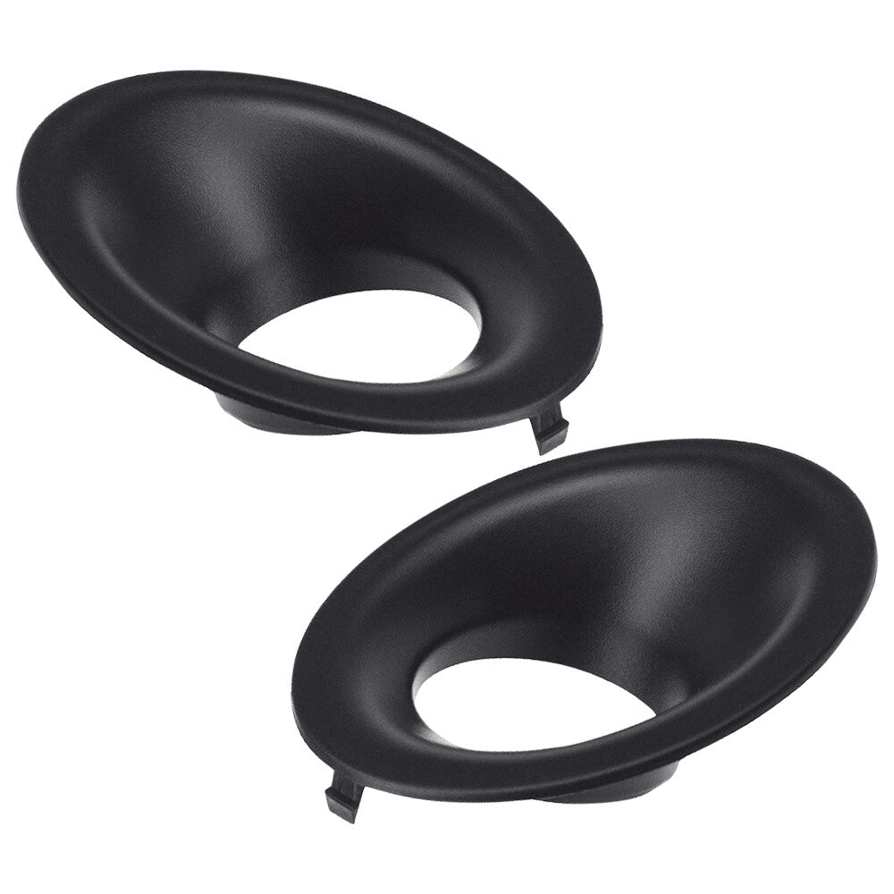 2X Front Fog Light Lamp Cover Bezel Black Left+Right for Challenger 2015-2020