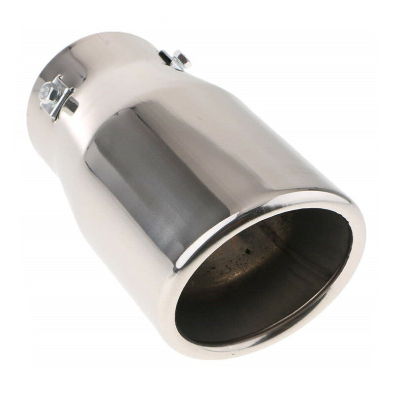 Car Stainless Steel Exhaust Muffle Silencer Exhaust Muffler Pipe Tip Tail Throat
