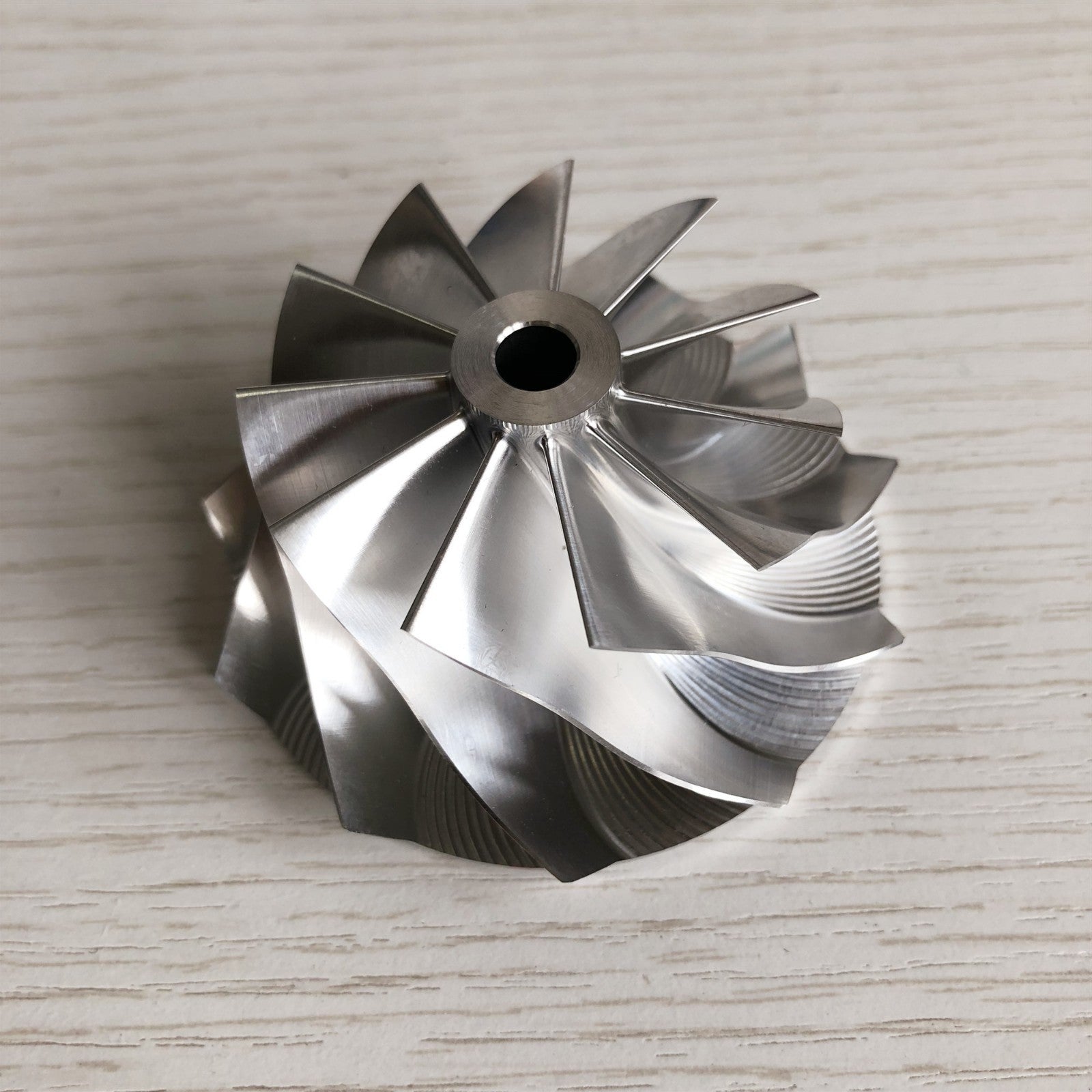 HT18 48.00/62.89 mm 11+0 insert high-performance milling/billet compressor wheel