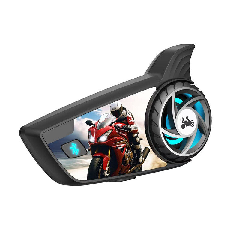 Motorcycle Helmet Headset Intercom BT HandFree Wireless Communication Interphone