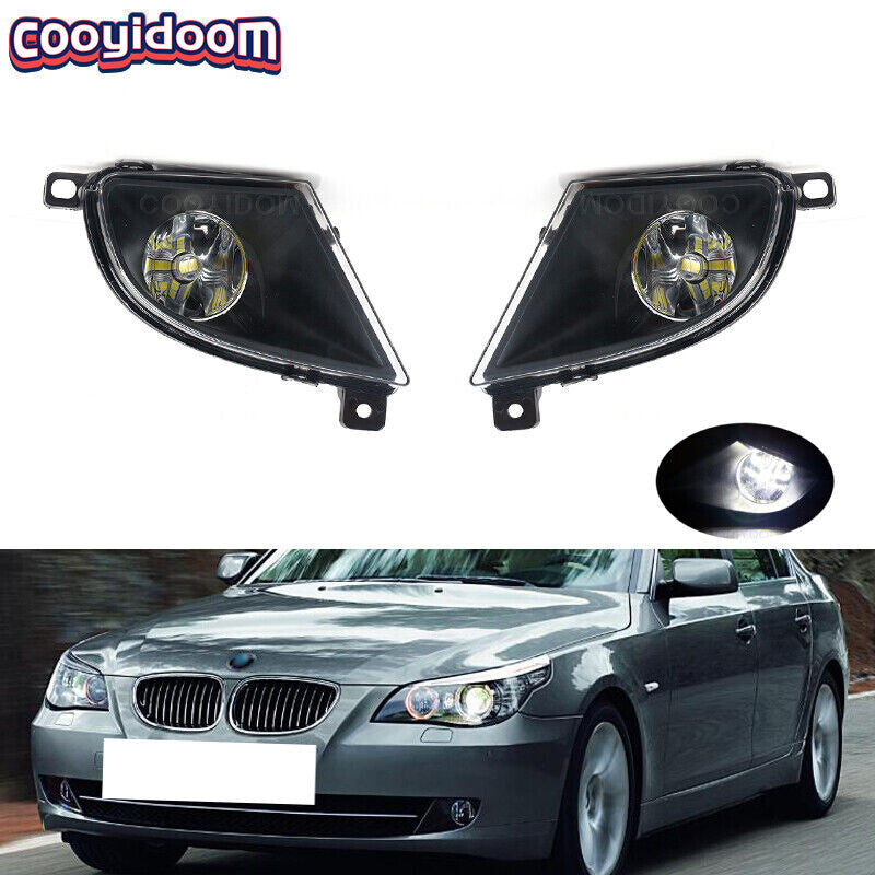 1Pair LED Front Bumper Fog Lights For 2007-2010 for BMW 5 Series E60 E61