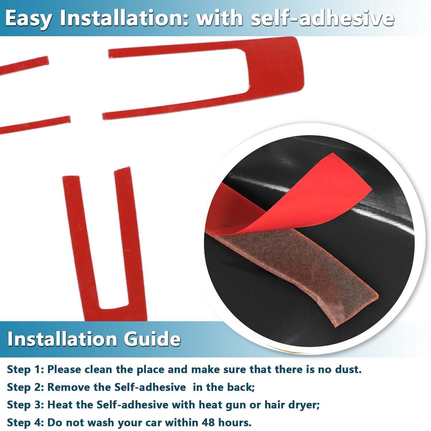 Steering Wheel Cover Trim Frame Stickers for Ford for Mustang 2009-2013 Accessories