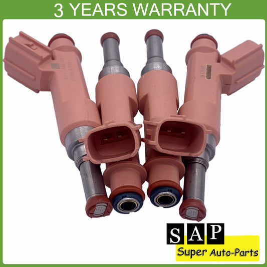 Set of 4 Fuel Injectors 23250-0T050 for Scion 2RZ-FE for Toyota for Corolla 23209-0T050