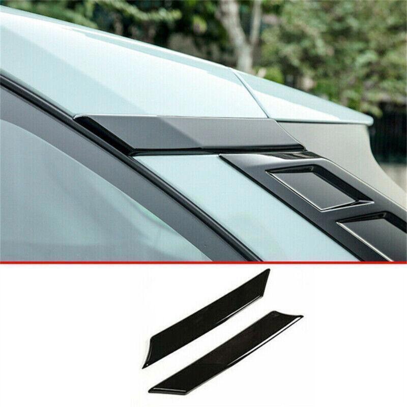 for Toyota RAV4 19-23 Gloss Black C-Pillar Posts Side Door Window Panel Cover 2X