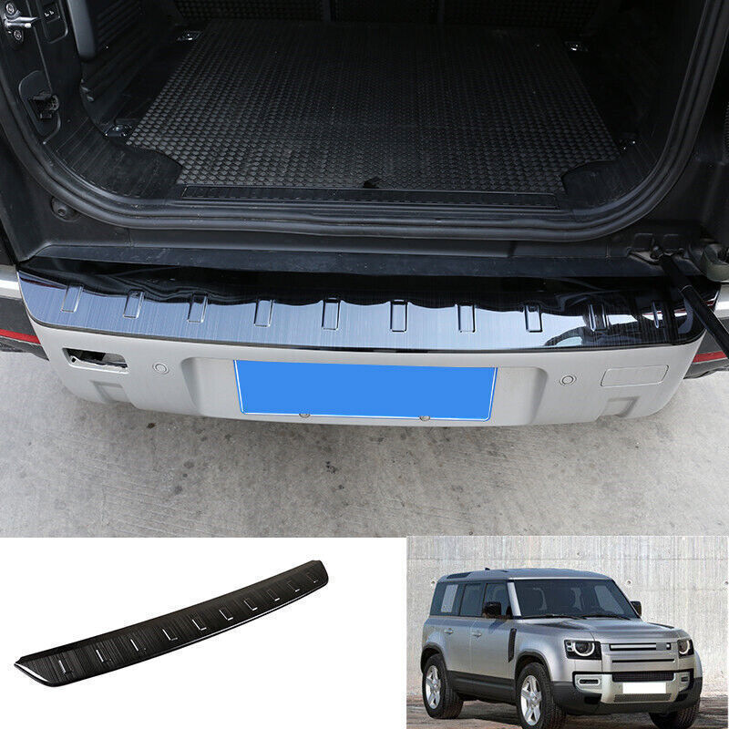 for Land Rover for Defender 2020-2023 Black Outer Rear Bumper Protector Sill Cover