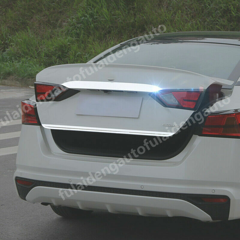 1P for Nissan Teana Altima 2019-2022 Chrome Rear Trunk Tailgate Strip Cover Trim