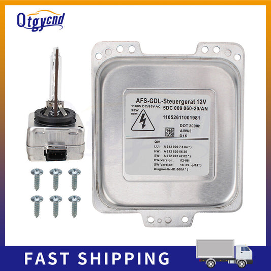 A2129007804 new Xenon HID headlight ballast module for Mercedes-Benz E350 E550 vehicles.
