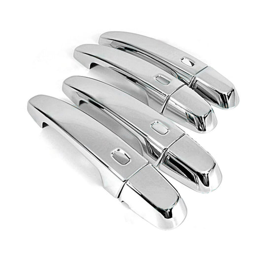 for Chevy Equinox 2018-2023 for GMC Terrain Chrome W/4 for Smart holes Door Handle Cover