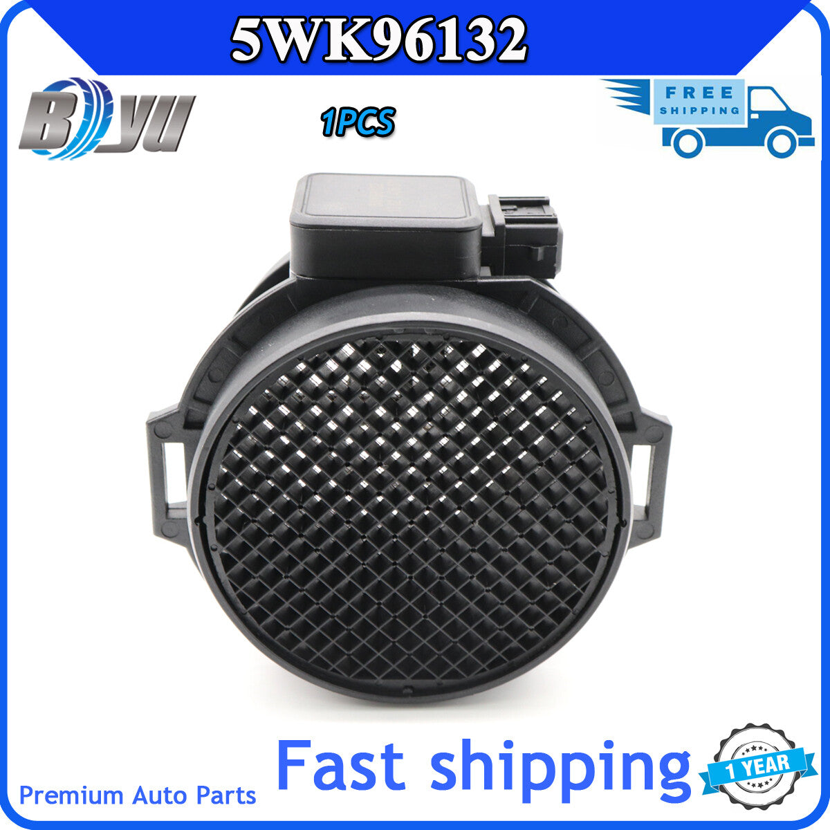 Mass air flow meter sensor (5WK96132 CN MAF) suitable for BMW 330i, 330xi, X5, Z3, E36, E39, E46.